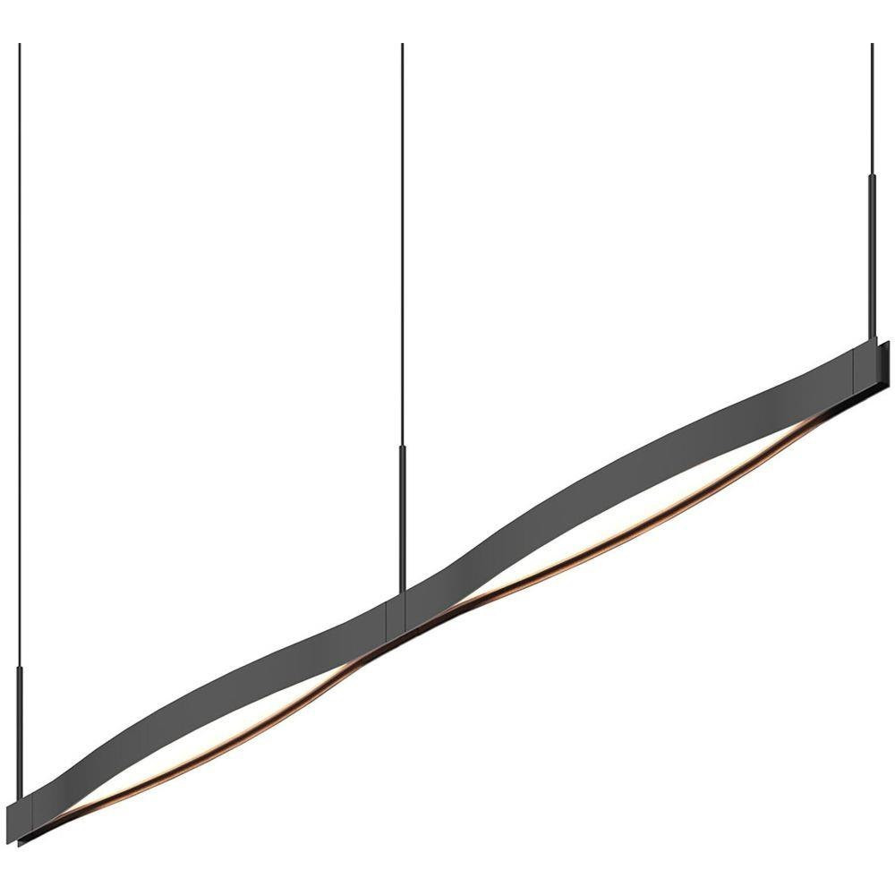 Ola 24W 2 LED Pendant 7.5 Inch Tall and 55 Inch Wide by Sonneman - 22QCL02120PHA