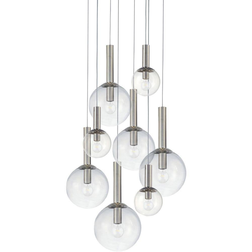 Bubbles 8 Light Pendant 22 Inch Tall and 29 Inch Wide by Sonneman - 3768