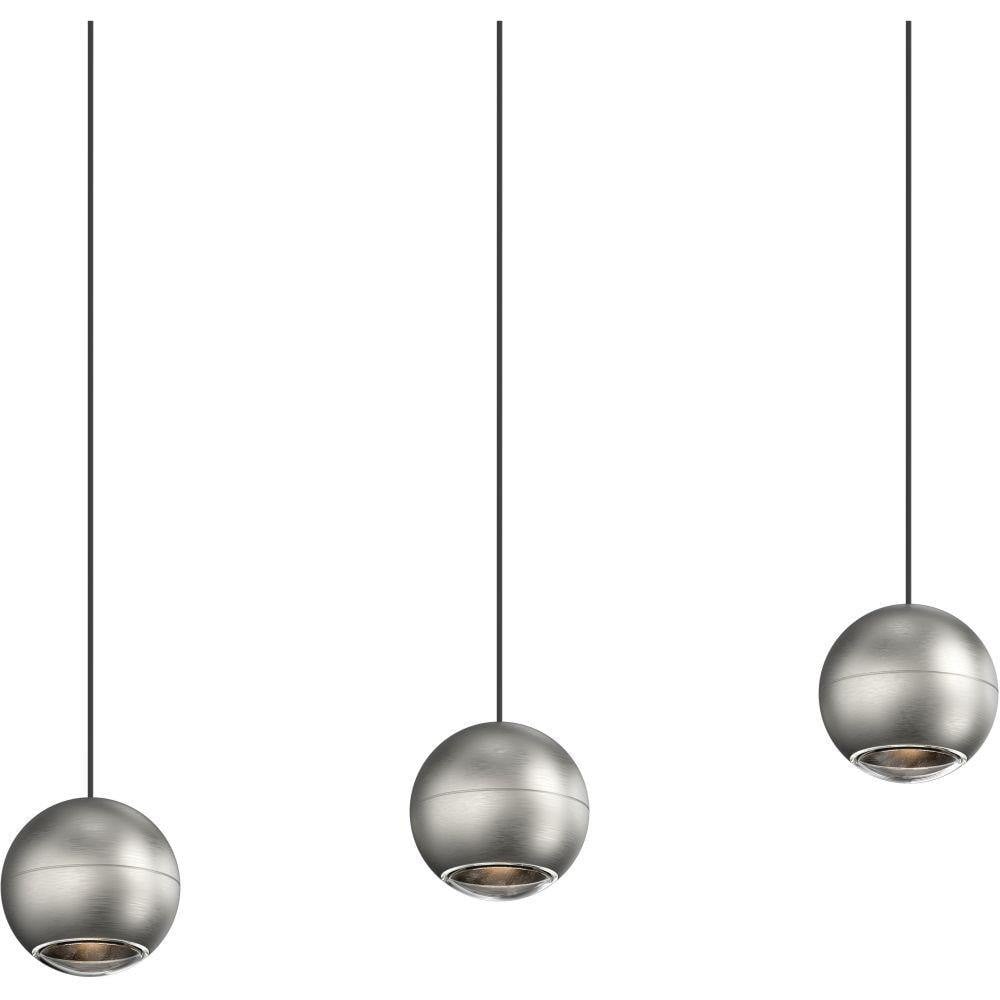 Hemisphere 3 LED Pendant 4 Inch Tall and 10.75 Inch Wide by Sonneman - 7506