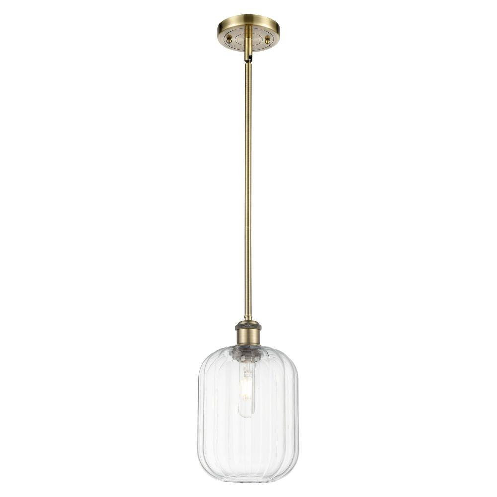 Preston 1 Light Ballston Jar Stem Hung Mini Pendant by Innovations - 516-1S-G460-7