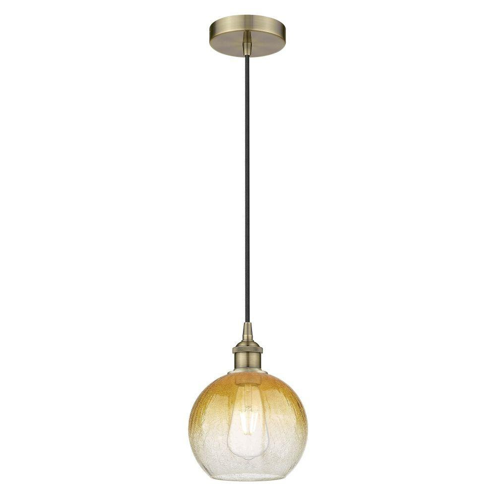 Brookhaven Globe 1 Light Edison Cord Hung Mini Pendant by Innovations - 616-1P-G483-8