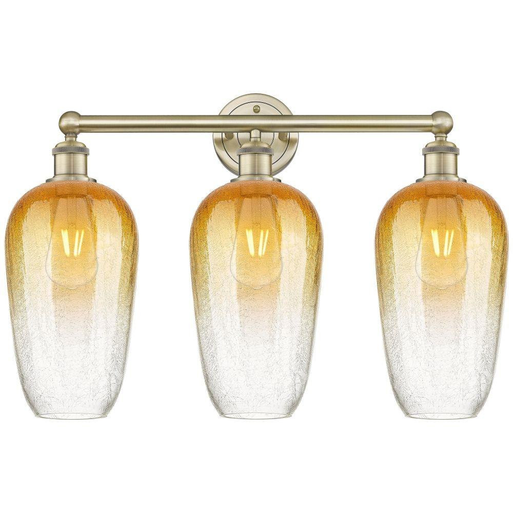 Brookhaven Flute 3 Light Bath Vanity 17.25 Inch X 25 Inch by Innovations - 616-3W-G484-7