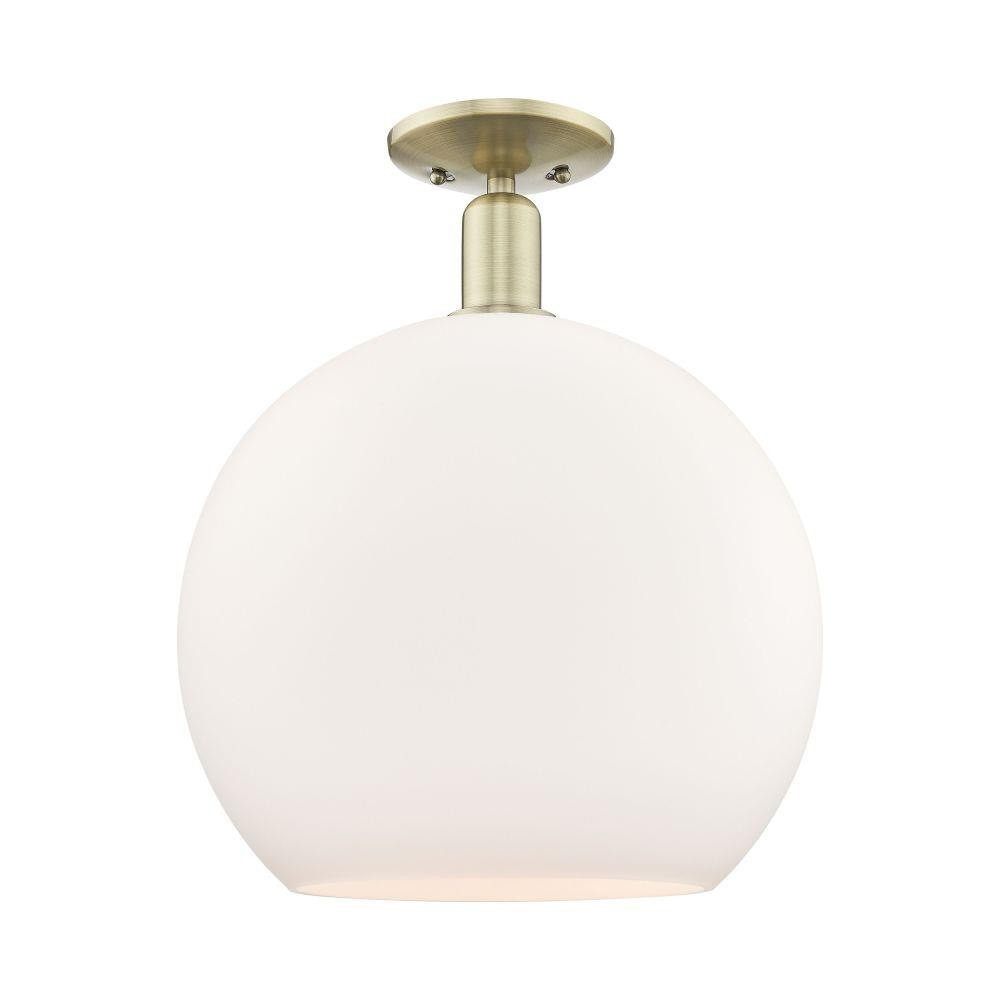 Athens 1 Light Semi Flush Mount 18.13 Inch X 13.75 Inch by Innovations - 716-1C-G12-14