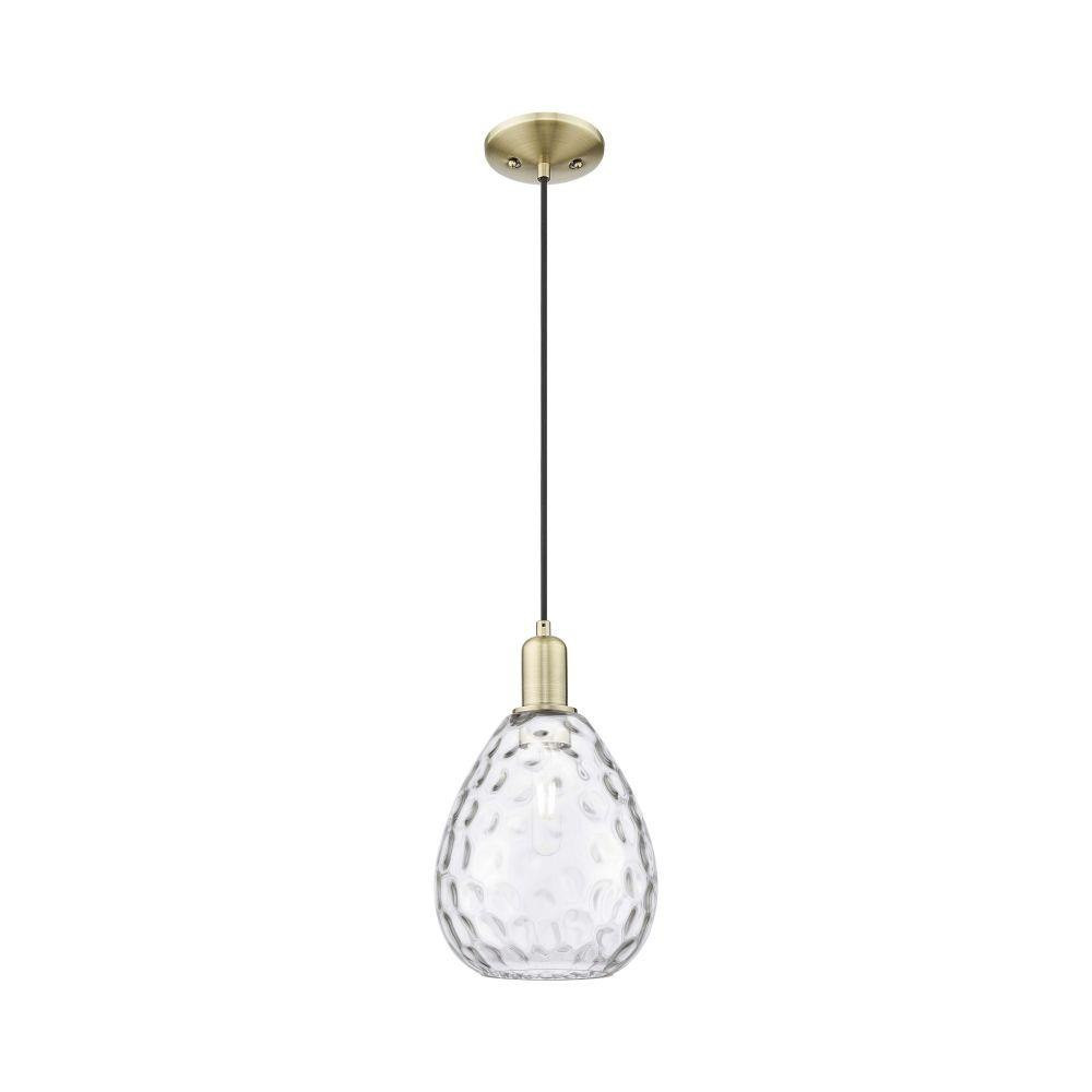 Waverly 1 Light Cord Hung Mini Pendant 12.83 Inch X 8 Inch by Innovations - 716-1P-G372