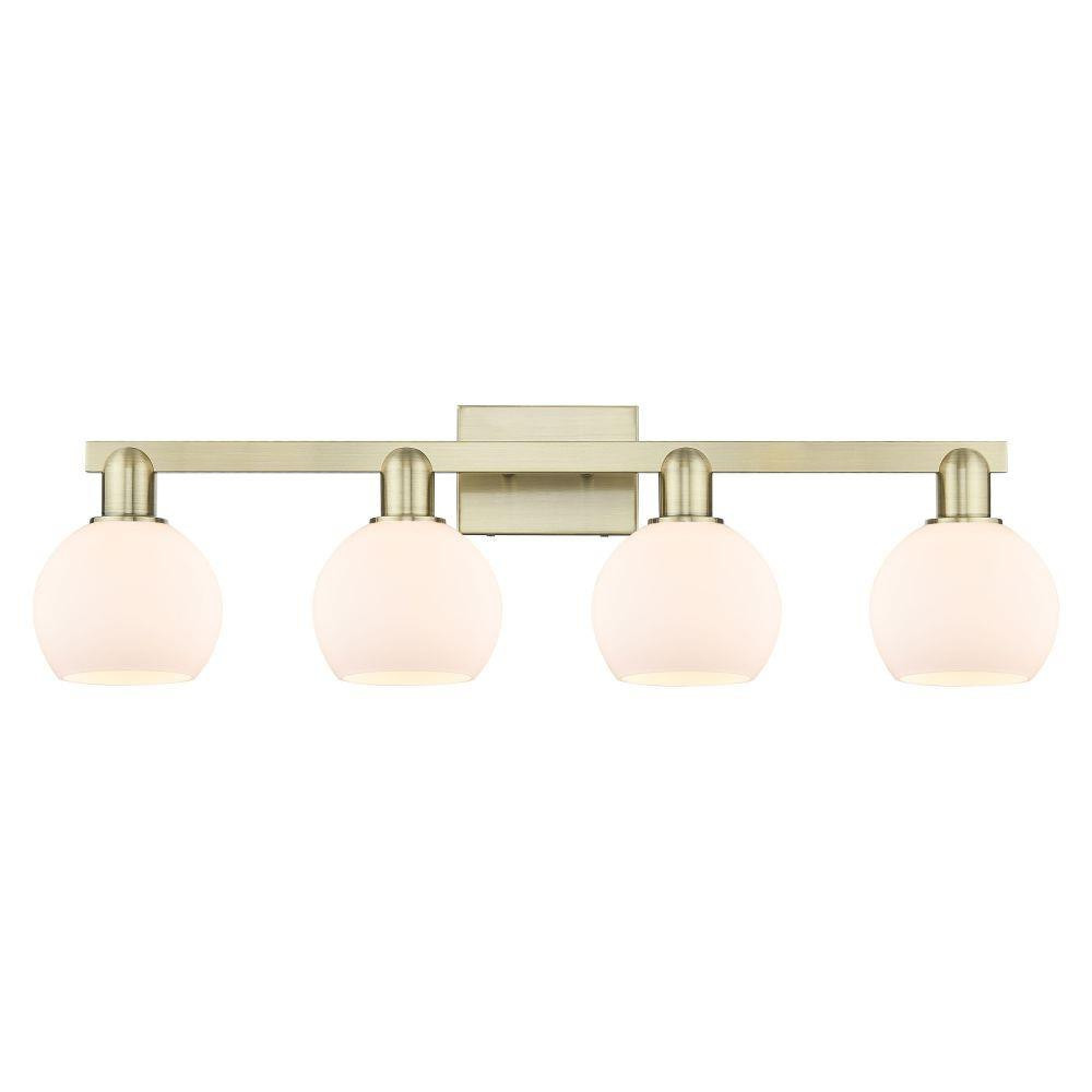 Athens 4 Light Bath Vanity 9.63 Inch Tall X 32.88 Inch Wide by Innovations - 716-4W-G12-6