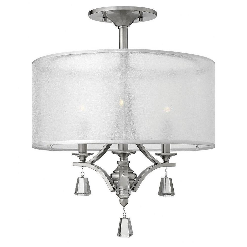 3 Light 17.5 Inch Wide Semi Flush Mount by Fredrick Ramond - FR45601