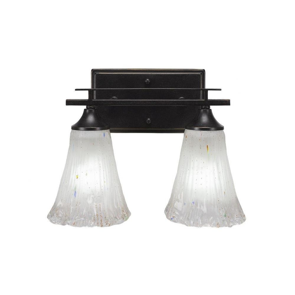 Uptowne 2 Light Vanity Light 13.5 Inch Length by Toltec - 132--975-135
