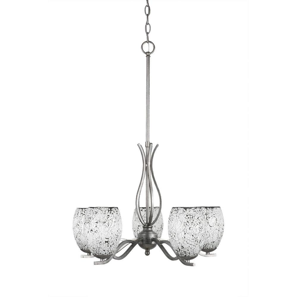 Revo 5 Light Medium Chandelier by Toltec 245-21185
