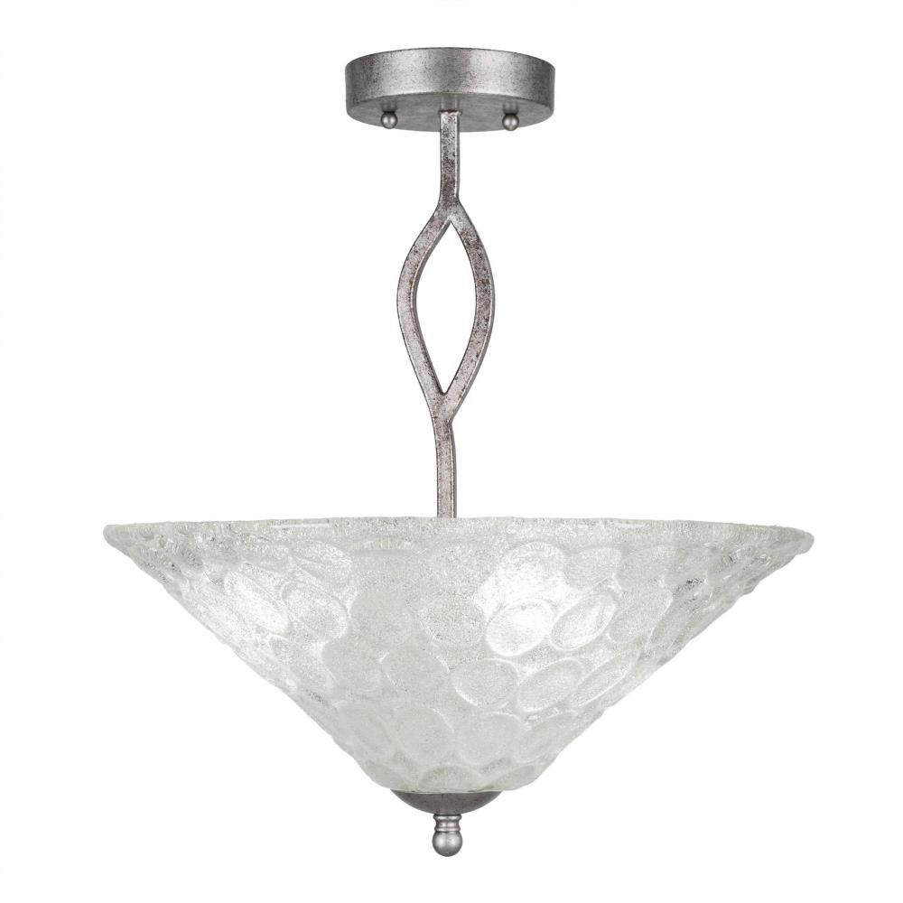 Revo 3 Light 16 Inch Wide Semi Flush Mount by Toltec - 242-161775