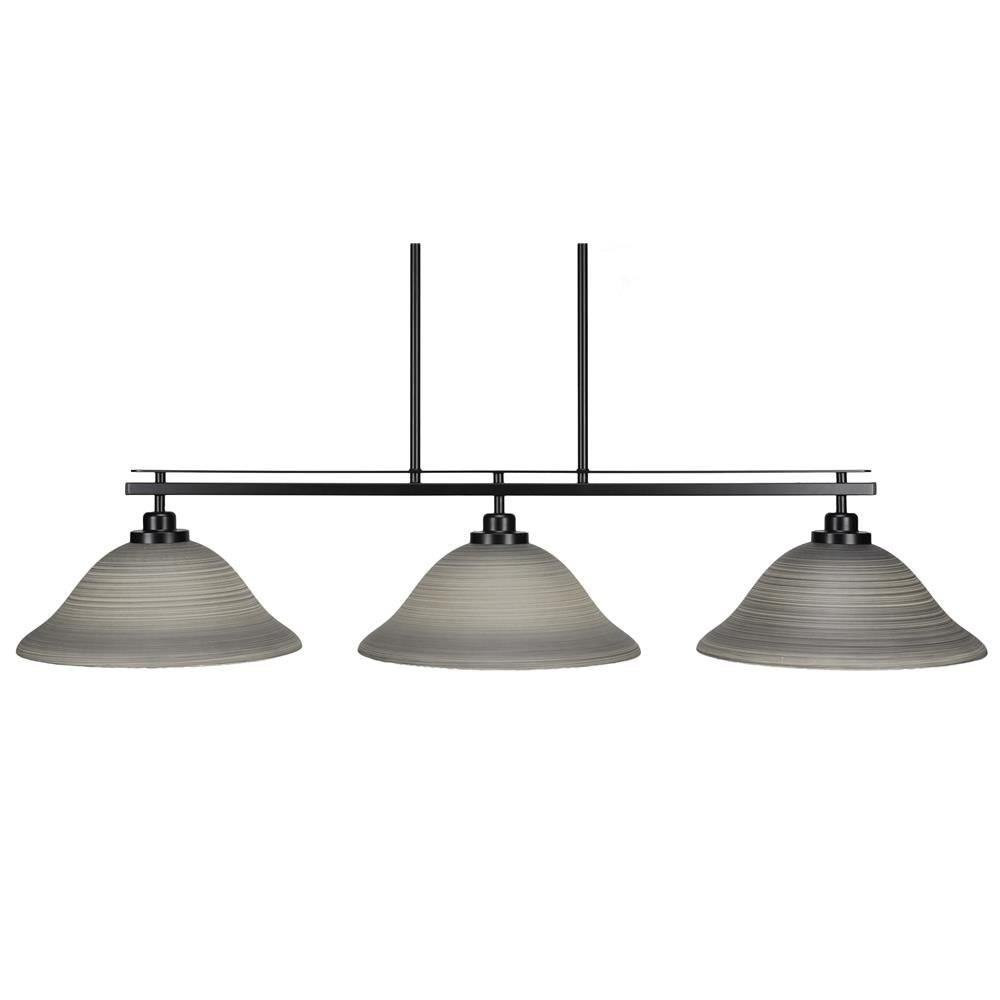 Odyssey 3 Light Oversized Linear Island Pendant 45 Inch Length by Toltec - 2636-45-85-45