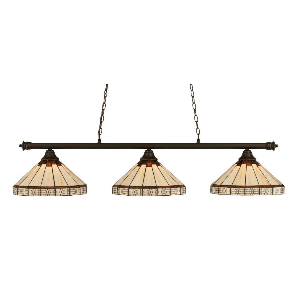 Oxford 3 Light Small Island Chandelier by Toltec 373-151255525