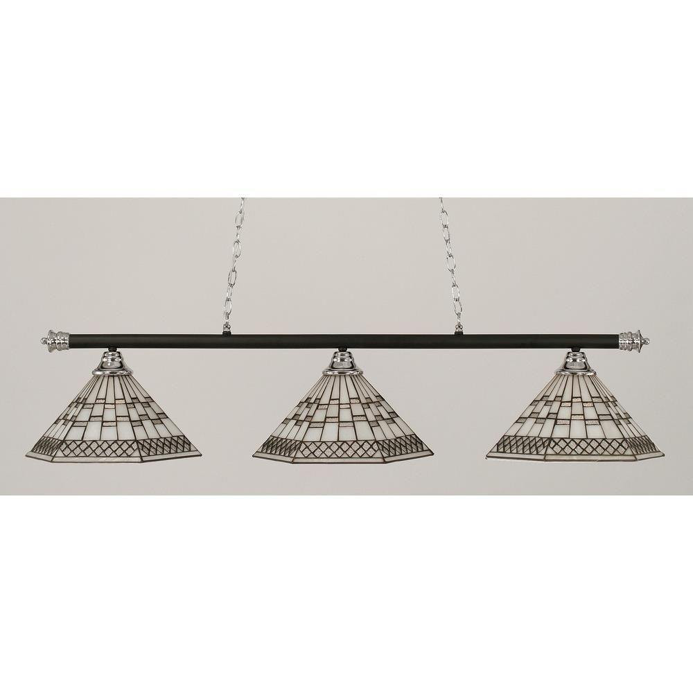 Oxford 3 Light Small Island Chandelier by Toltec 373-1612556