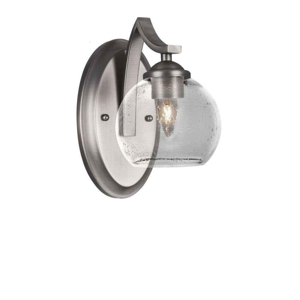 Zilo 1 Light Wall Sconce 9.75 Inch Tall by Toltec - 551-575-975