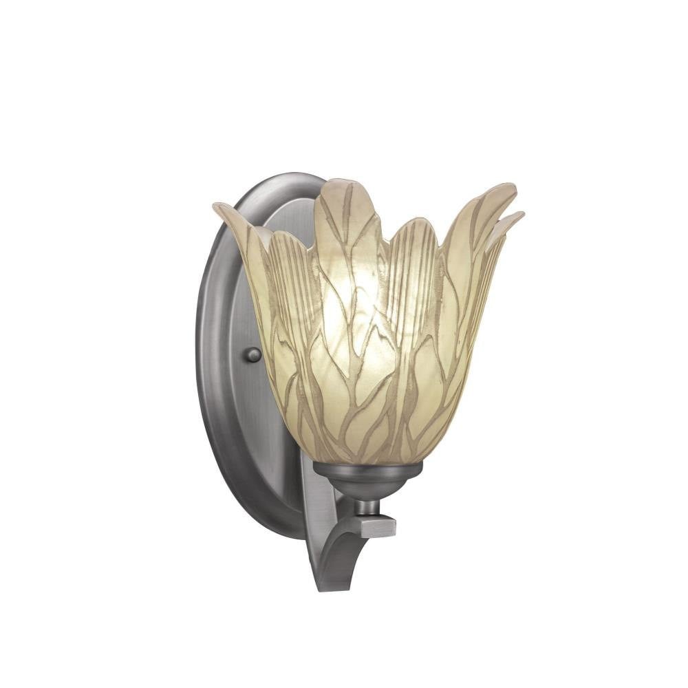 Zilo 1 Light Steel Wall Sconce 7 Inch Wide by Toltec - 551-7-95-