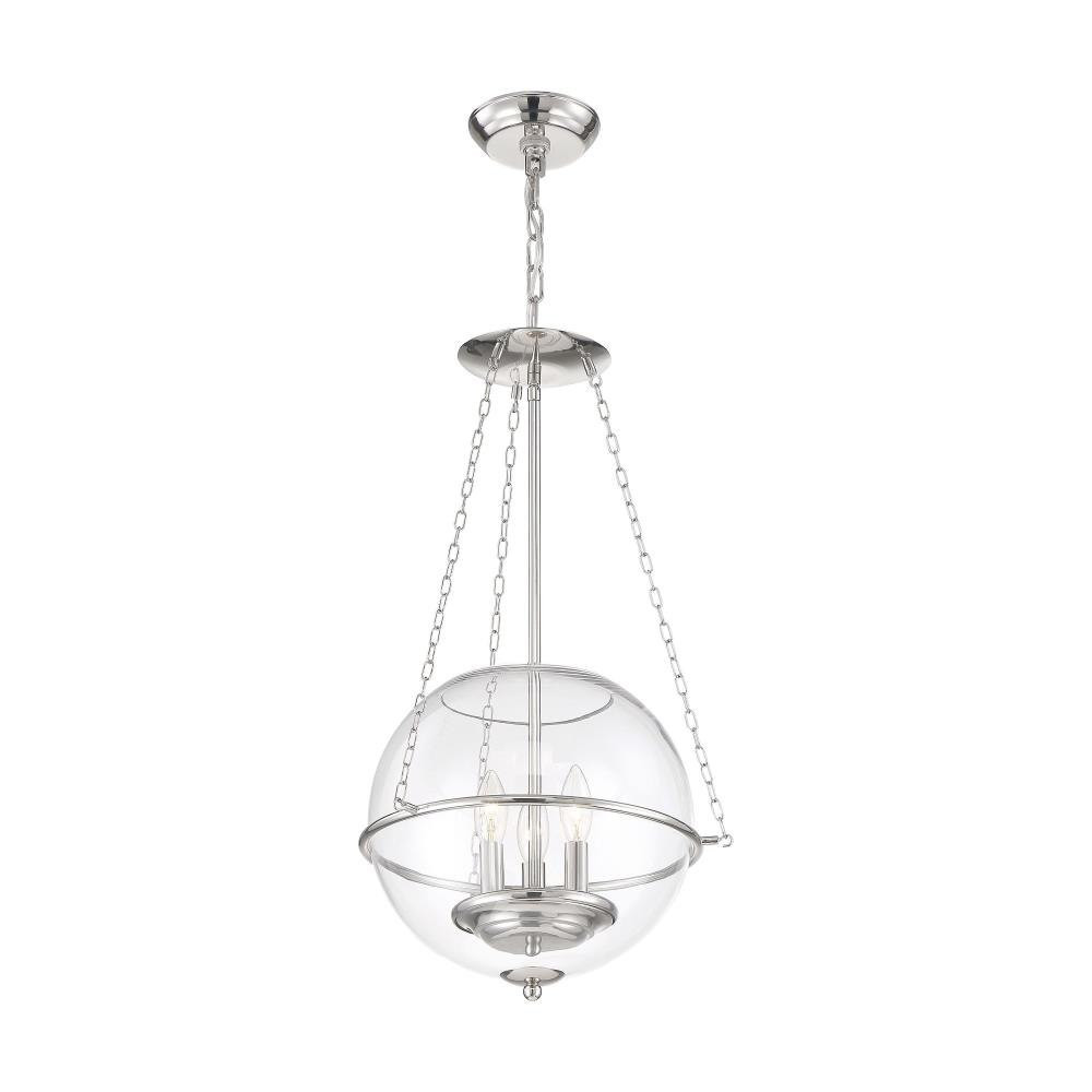 Odyssey 3 Light Medium Pendant by Nuvo - 60-694-3P