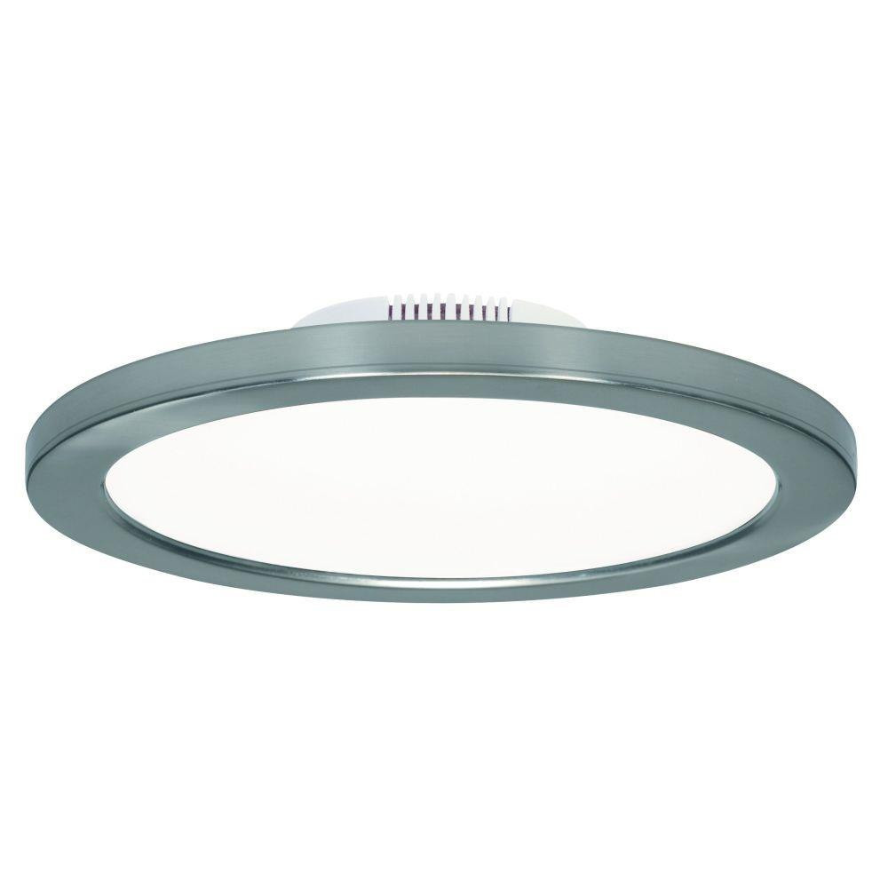 16W LED 9 Inch Wide Round Flush Mount by Nuvo - S986f