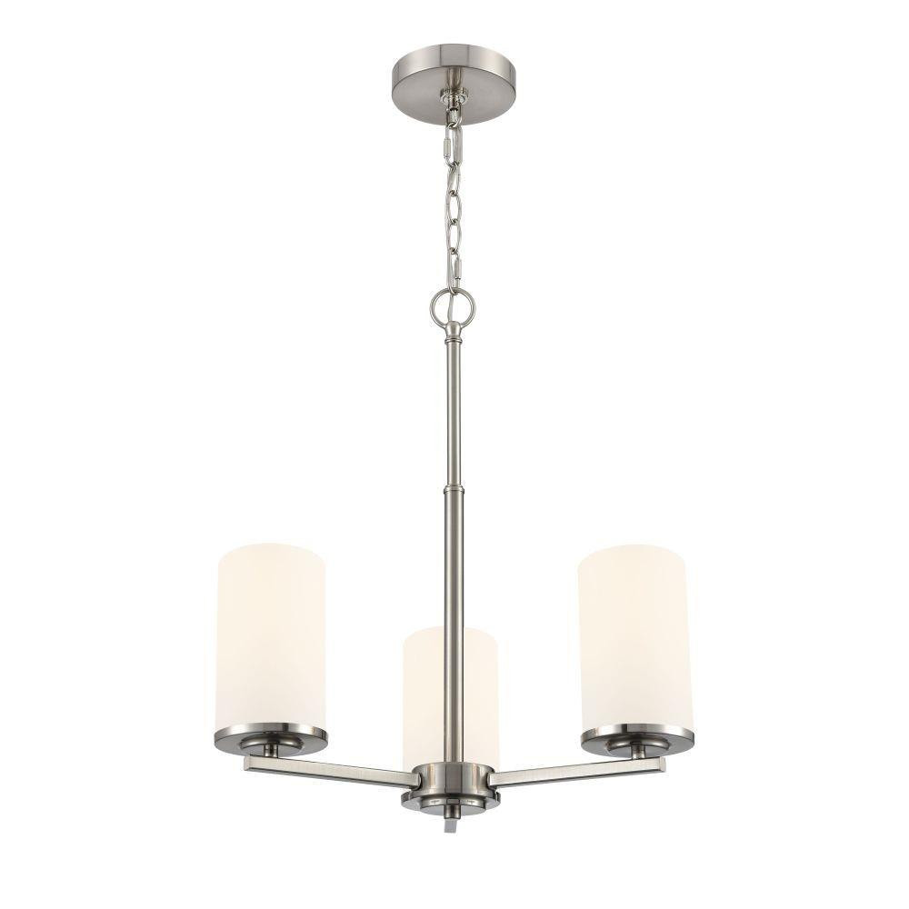 Verlana 3 Light Chandelier 21.25 Inch Tall and 19 Inch Wide by Millennium - 2713WG
