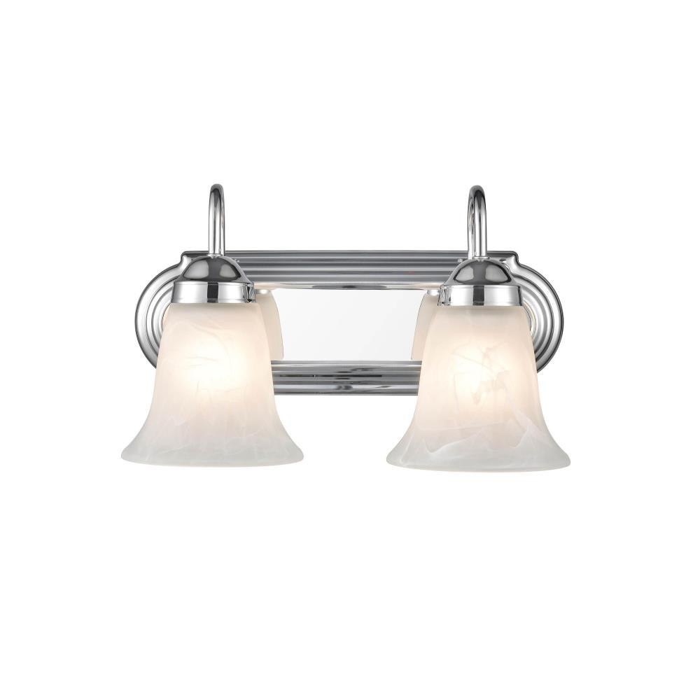 Compana 2 Light Bath Vanity 8.5 Inch Tall and 14 Inch Wide by Millennium - 4282
