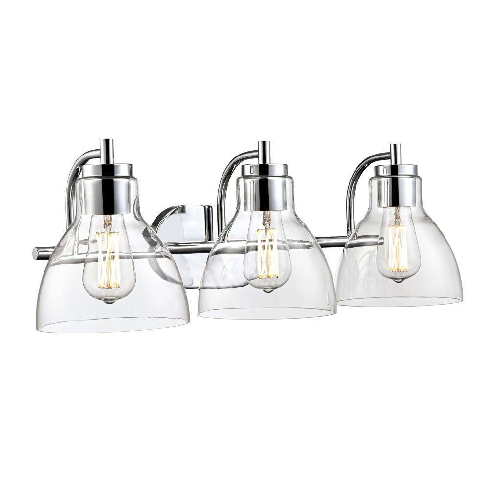 Knightsdale 3 Light Bath Vanity 8.75 Inch and 25.25 Inch Wide by Millennium - 6203