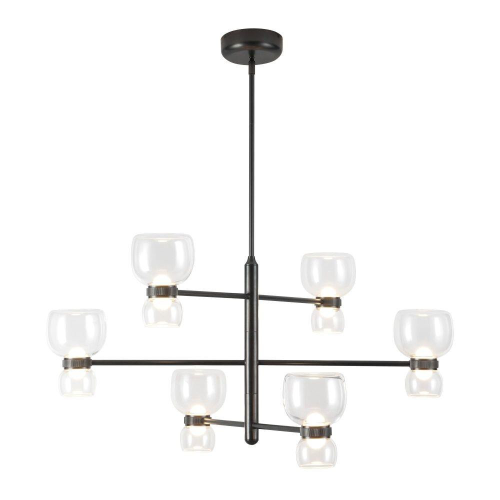 Sutton 60W LED Chandelier 18.63 Inch Tall and 36 Inch Wide by Alora - CH310336