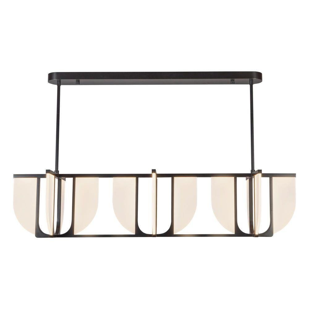 Anders 78W LED Linear Pendant 13.88 Inch Tall X 58.75 Inch Length by Alora - LP336359