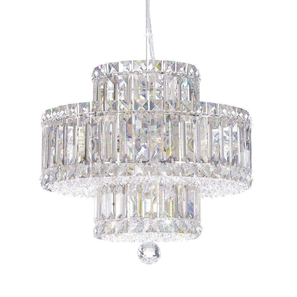 Plaza 9 Light Pendant 13 Inch Tall and 14.5 Inch Wide by Schonbek Signature - 6671