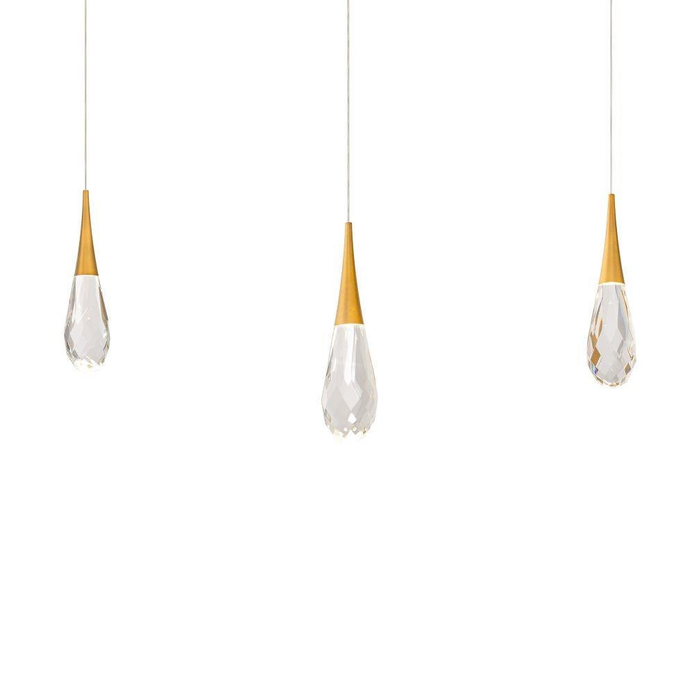 Hibiscus 6.3W 3 LED Pendant 13 Inch Tall X 5.5 Inch Wide by Schonbek Beyond - BPD21203L