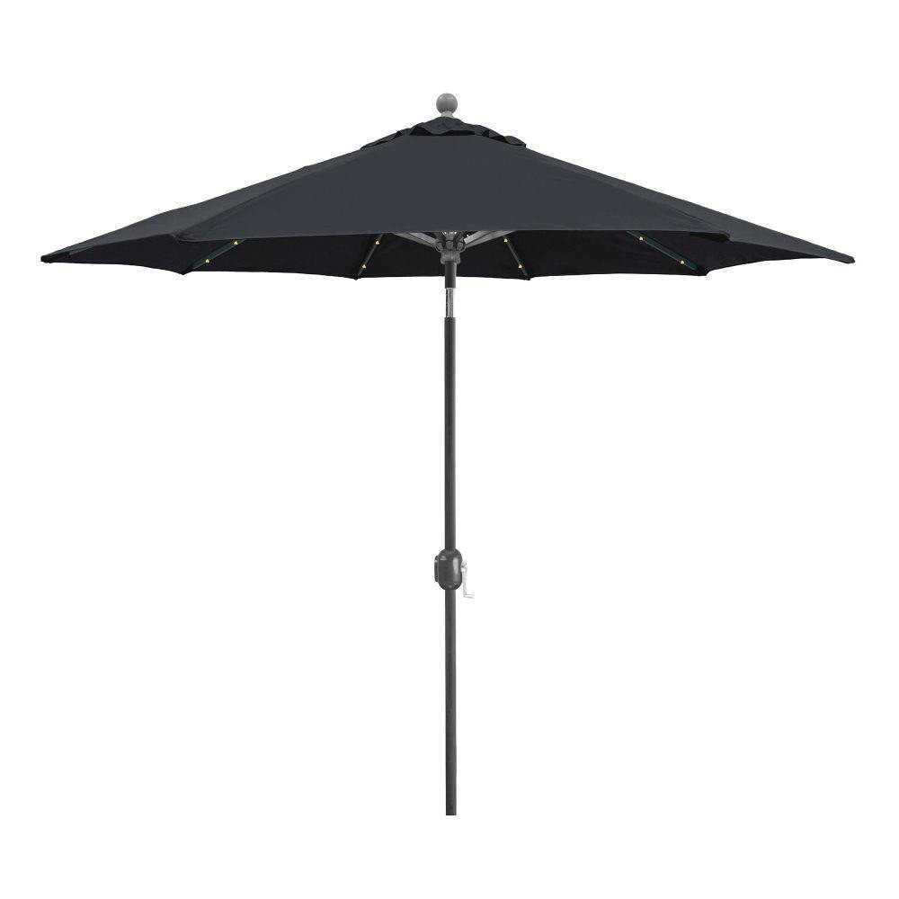 9 Foot Aluminum Crank Lift Octagon Market Umbrella by Galtech - 936