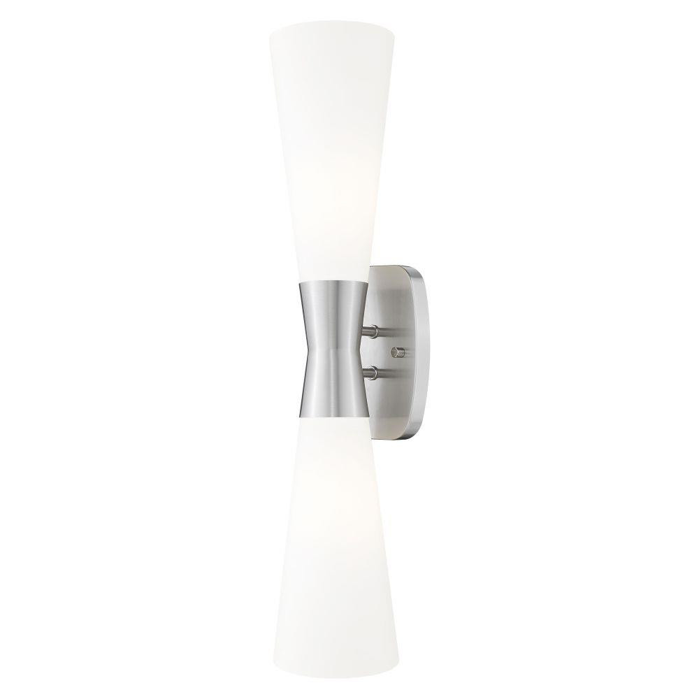 Emrys 2 Light Wall Sconce 24 Inch Tall and 4.75 Inch Wide by Z Lite - 4504-2SL