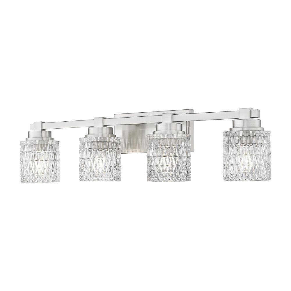 Jacqueline 4 Light Bath Vanity 7.75 Inch Tall and 31.5 Inch Wide by Z Lite - 6101-4V