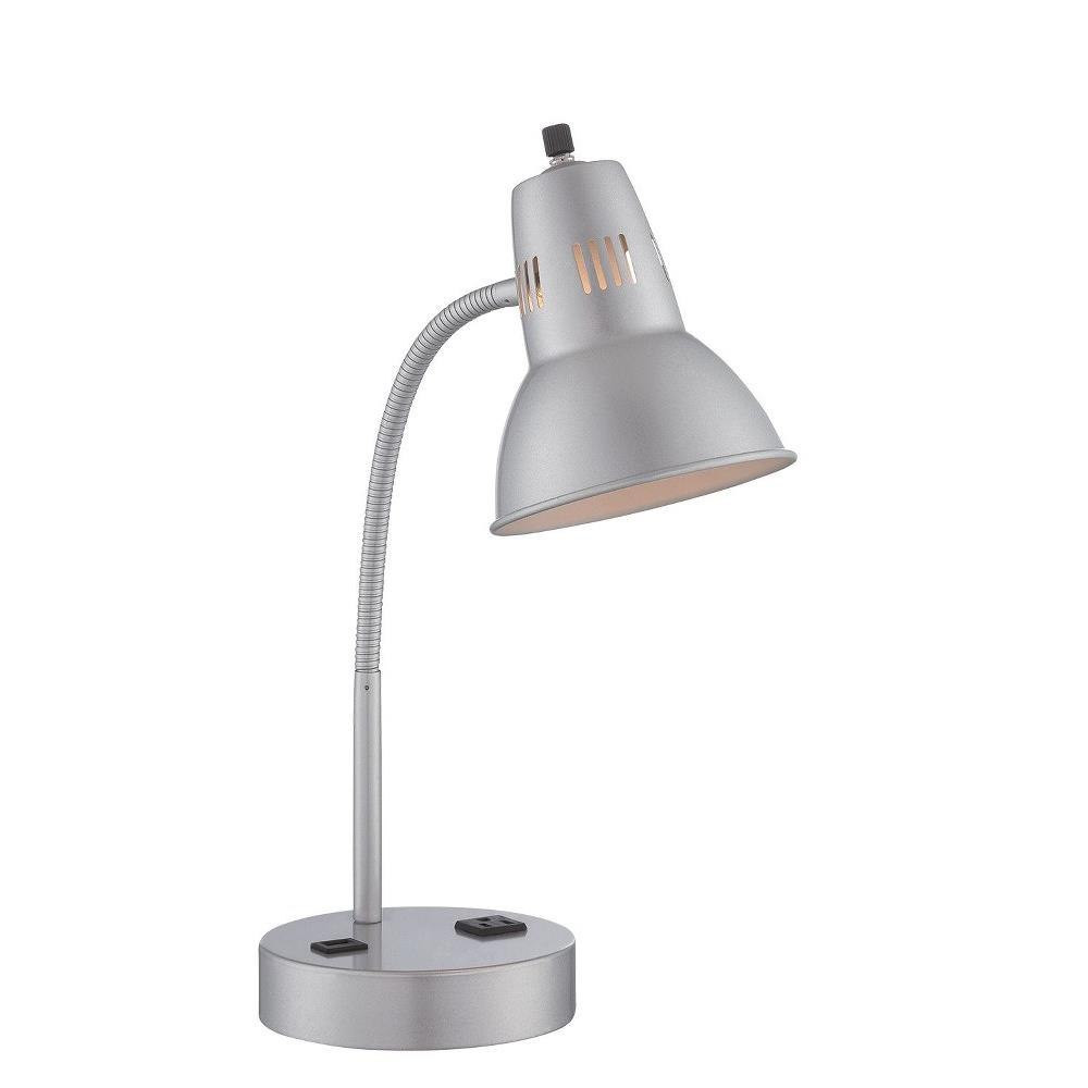 Pagan One Light Desk Lamp 6 Inches Wide by 20 Inches High by Lite Source - LS-22780SB