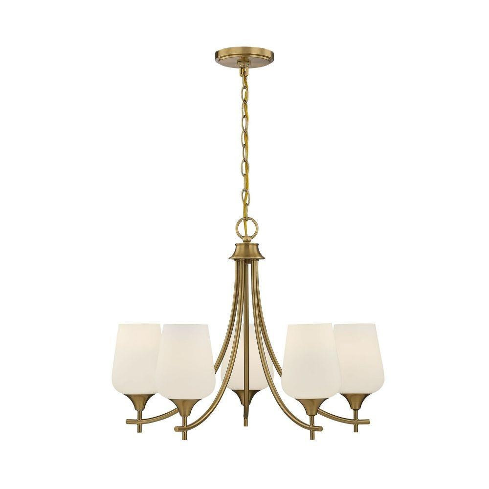 Octave 5 Light Chandelier Inch Tall and Inch Wide by Savoy House - 1-6032-5