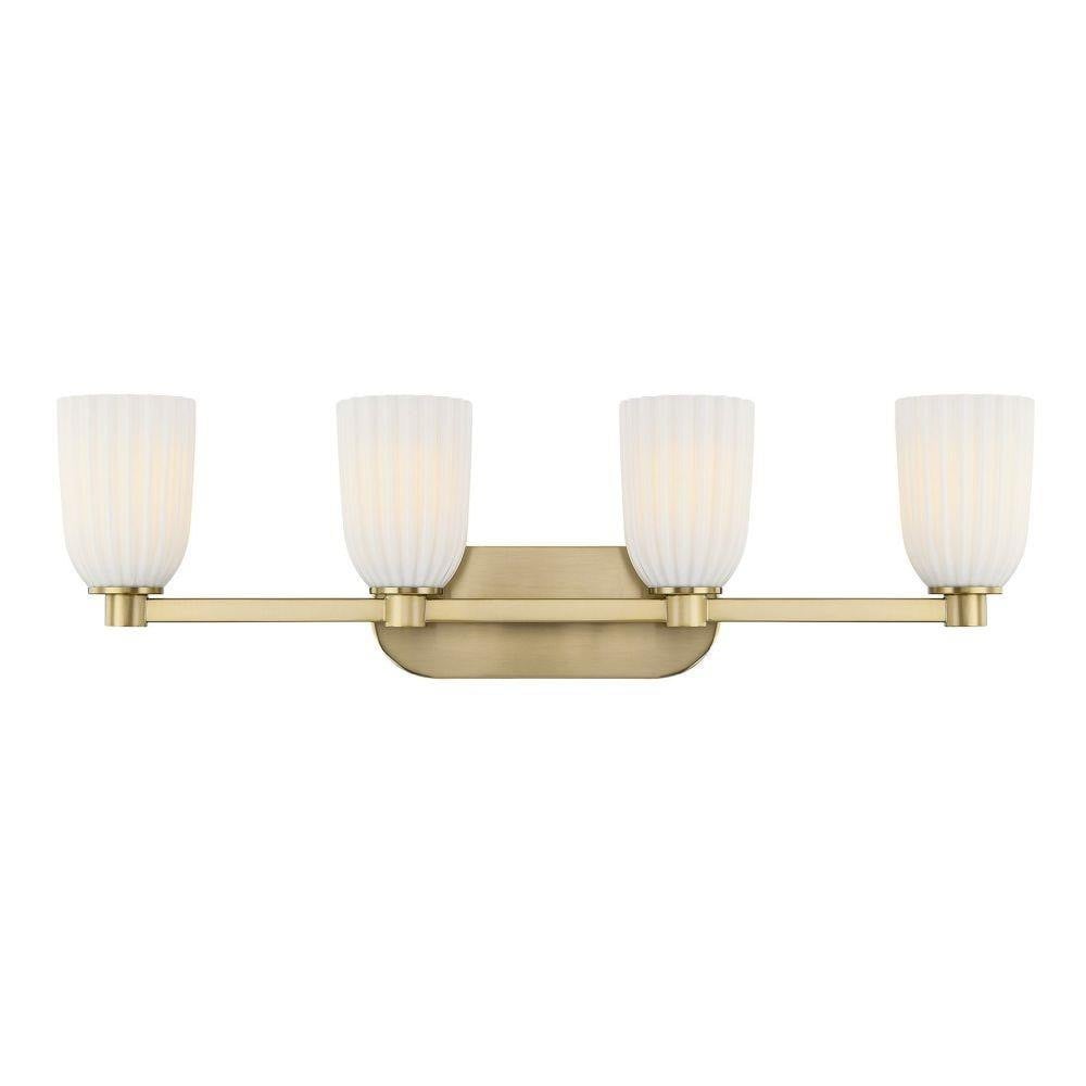 Baldwin 4 Light Bath Vanity 9.13 Inch Tall and 32 Inch Wide by Savoy House - 8-1245-4