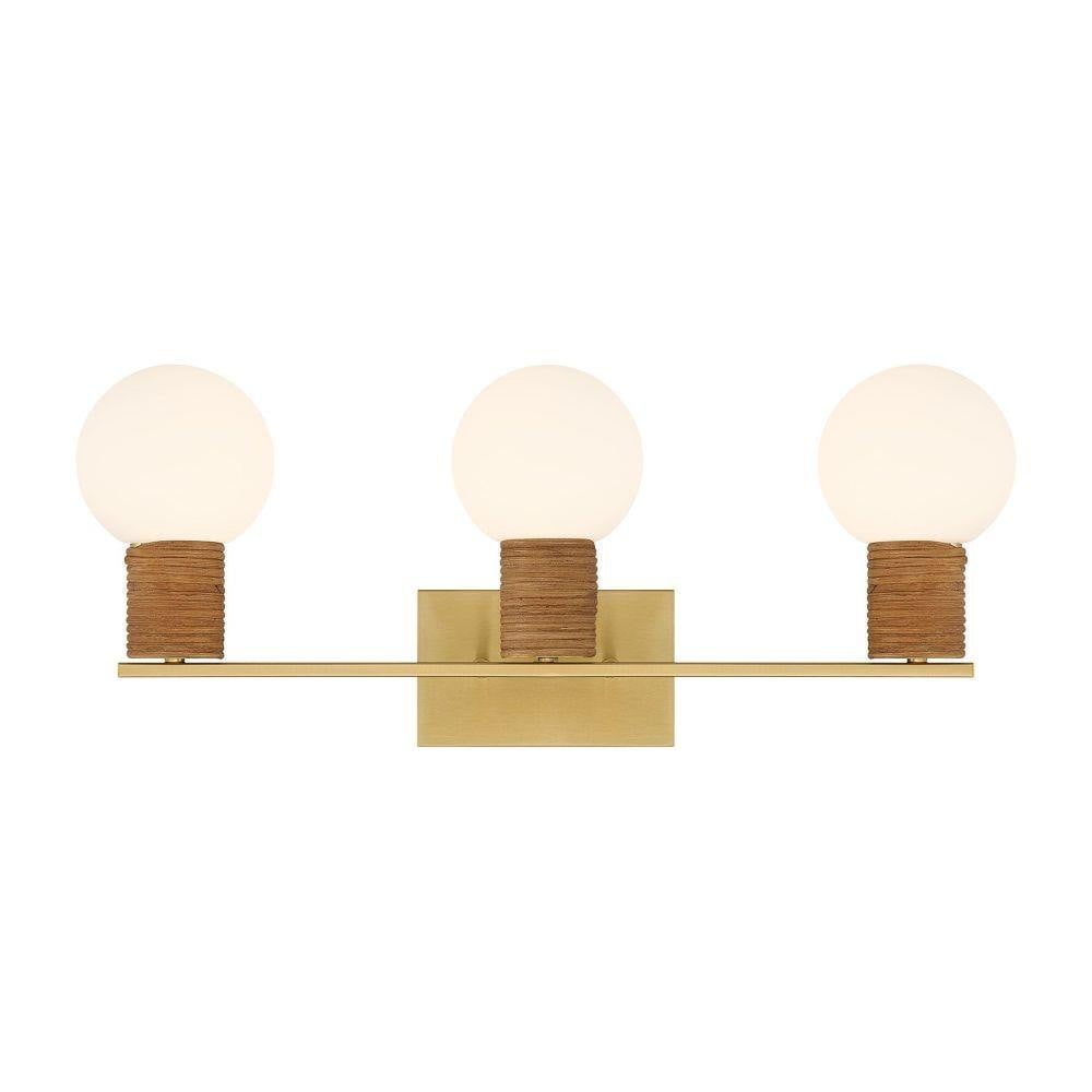 Jarrell 3 Light Bath Vanity 10 Inch Tall and 24 Inch Wide by Savoy House - 8-4081-3