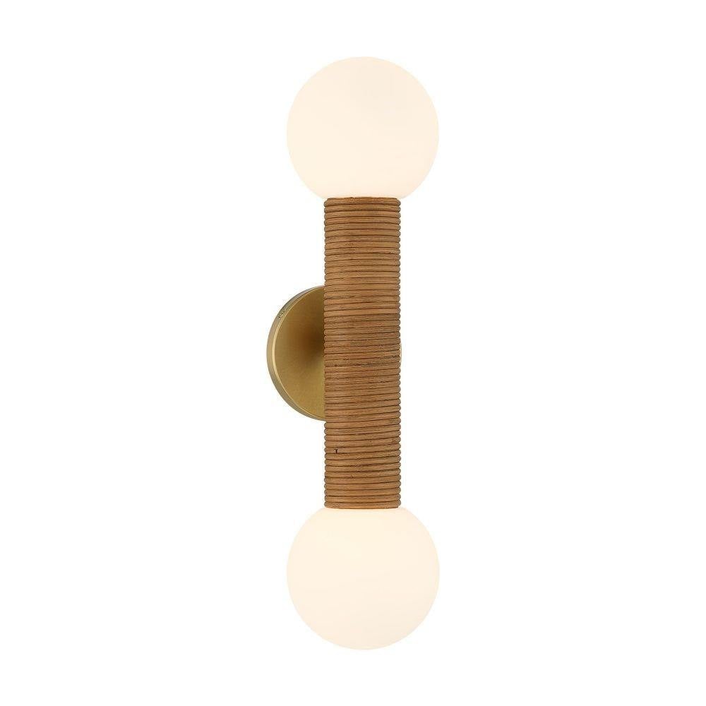 Jarrell 2 Light Wall Sconce 20 Inch Tall and 5.13 Inch Wide by Savoy House - 9-4081-2