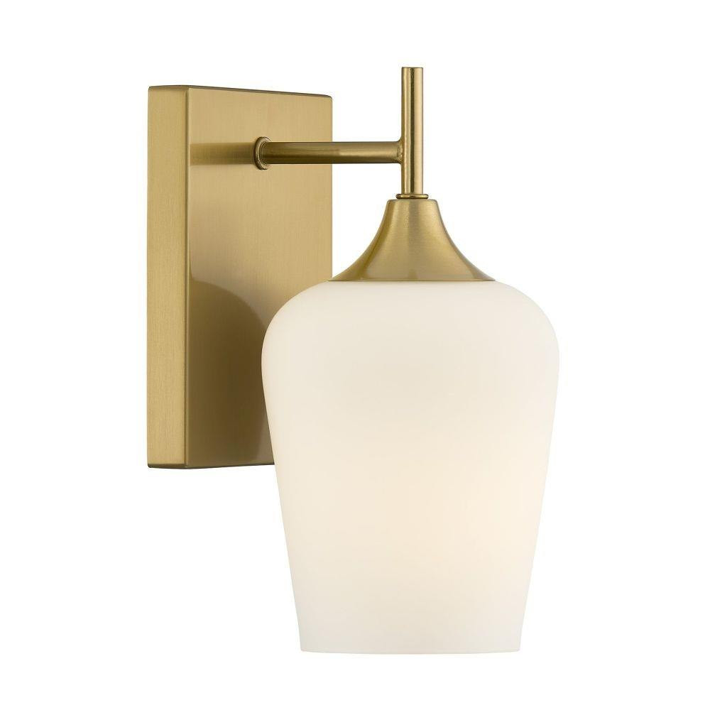 Octave 1 Light Wall Sconce Inch Tall and Inch Wide by Savoy House - 9-6030-1