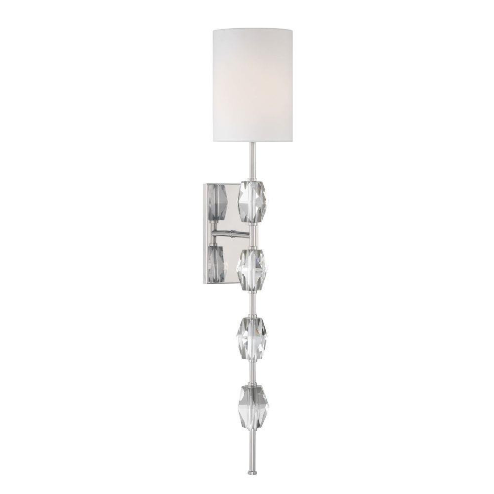 Sebring 1 Light Wall Sconce 32.38 Inch Tall and 6 Inch Wide by Savoy House - 9-9520-1