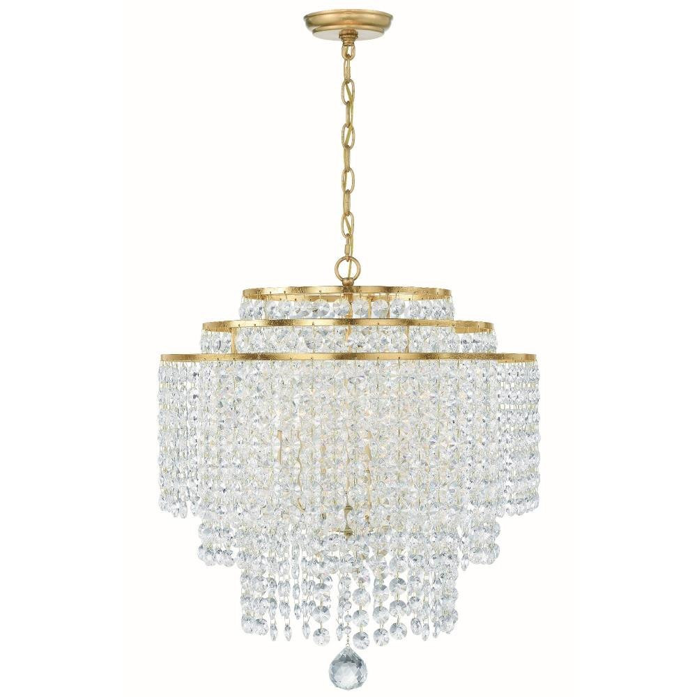 Gabrielle 6 Light Medium Chandelier by Crystorama - GAB-B7305