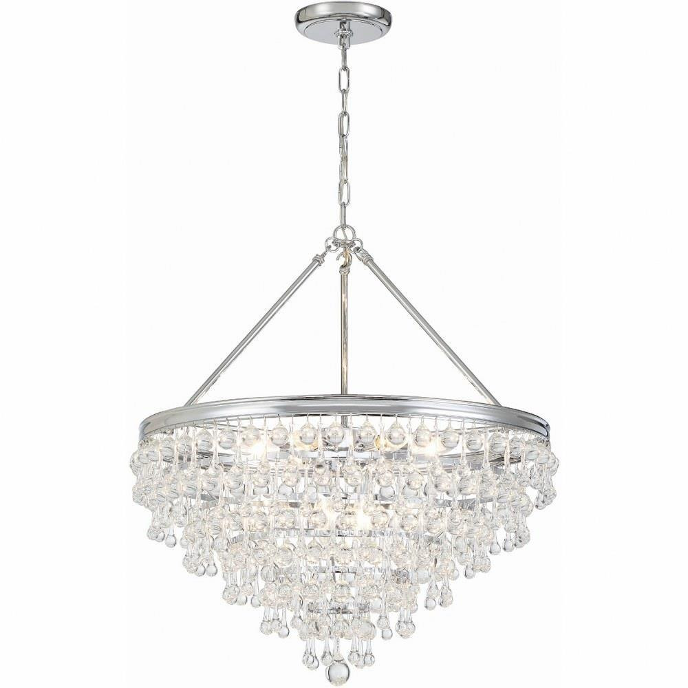 Calypso 8 Light Medium Round Chandelier by Crystorama - 137