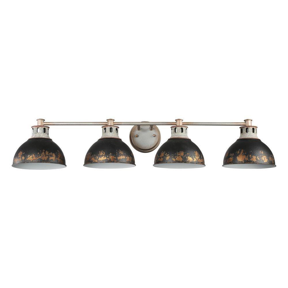 Kinsley 4 Light Bath Vanity 7.88 Inch Tall and 39.38 Inch Wide by Golden - 0865-BA4