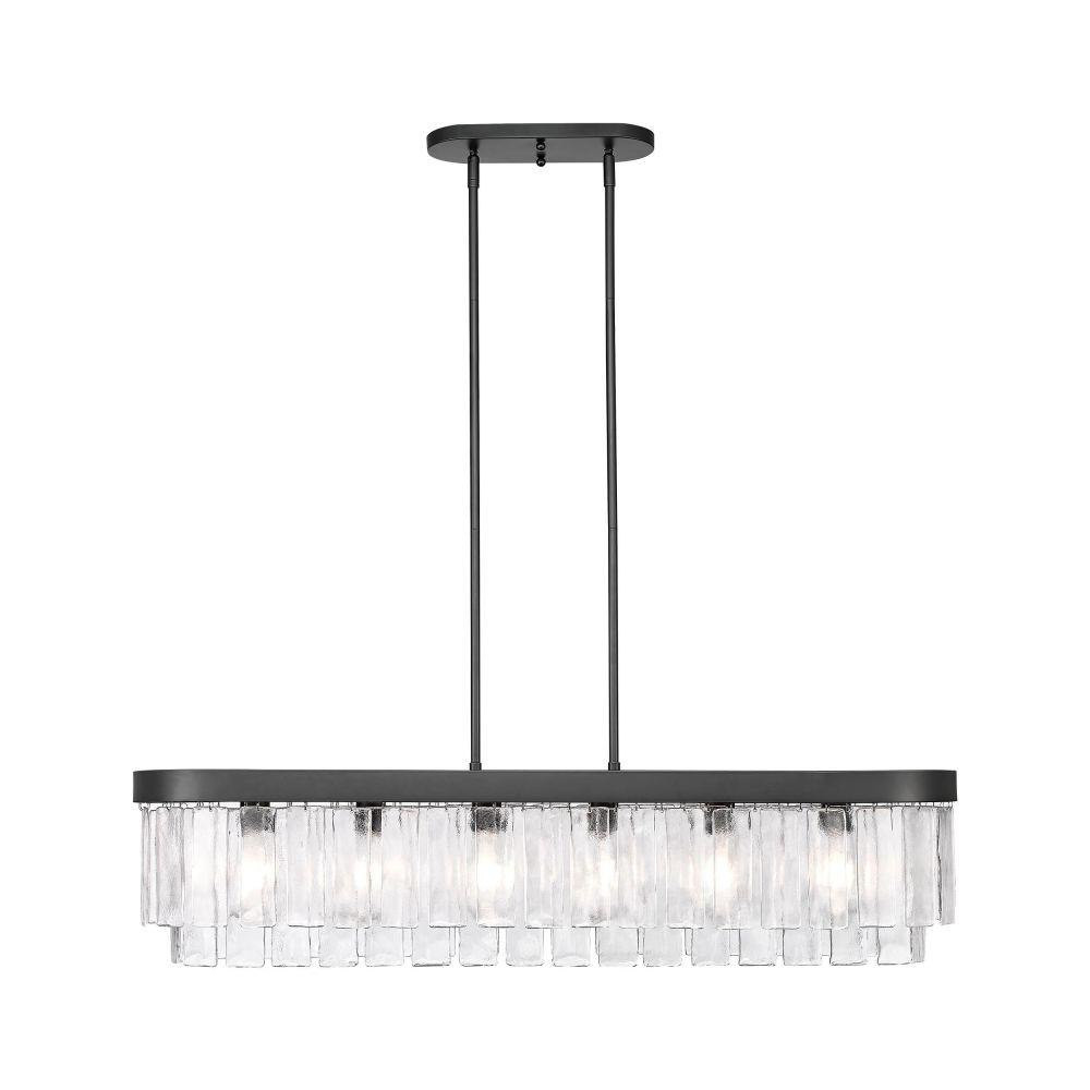 Ciara 6 Light Island 10 Inch Tall and 42 Inch Wide by Golden - 1768-LP