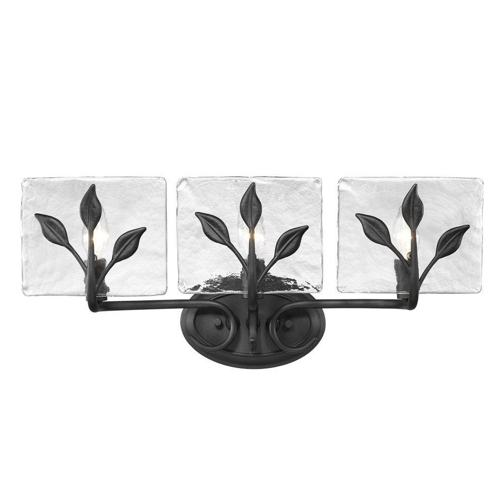 Calla 3 Light Bath Vanity 8.38 Inch Tall and 21.75 Inch Wide by Golden - 3160-BA3