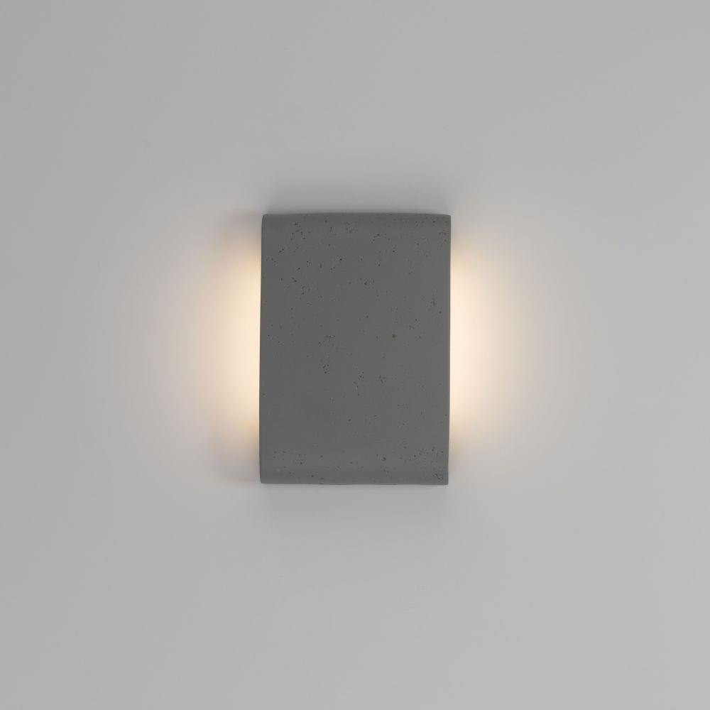 Stela 7W 1 LED Outdoor Wall Lantern 6.25 Inch and 8.75 Inch Wide by Golden - 7280-OWL9