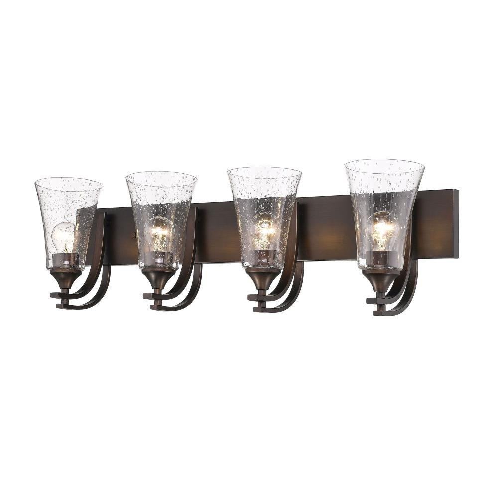 Natalie 4 Light Bath Vanity 10 Inch Tall and 32 Inch Wide by Millennium - 1494