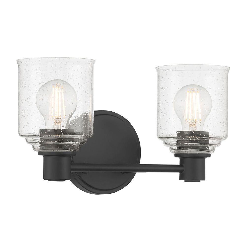 Vessair 2 Light Bath Vanity 7.5 Inch Tall and 14 Inch Wide by Millennium - 202102