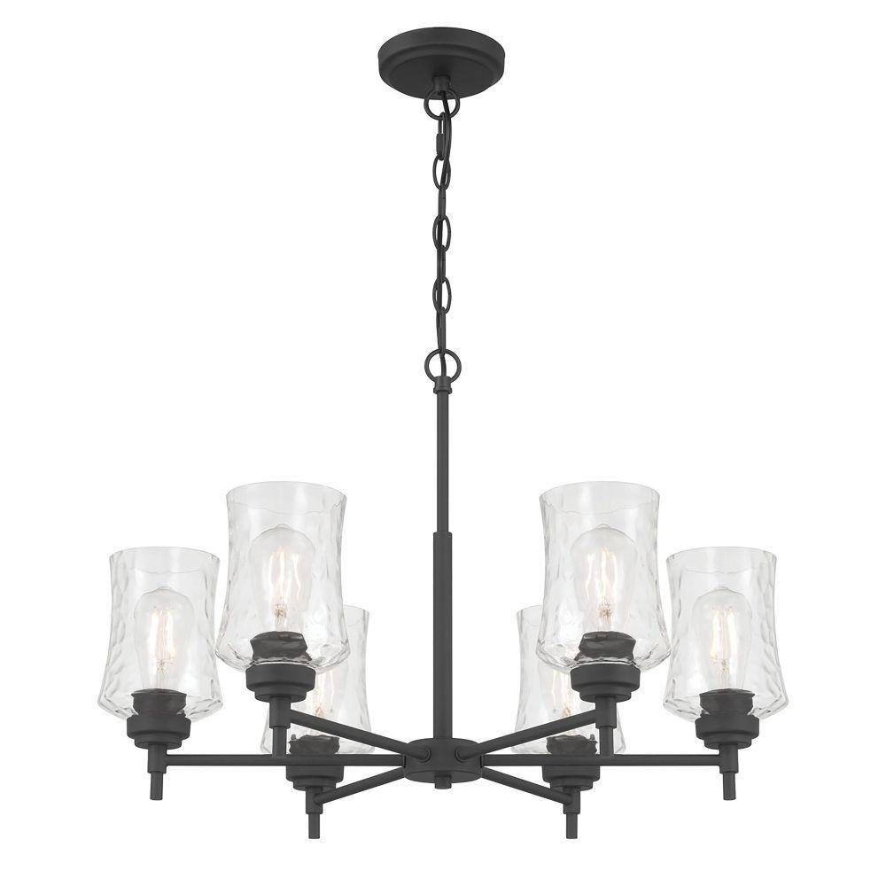 Clarvyn 6 Light Chandelier 17.5 Inch Tall and 25.5 Inch Wide by Millennium - 909106