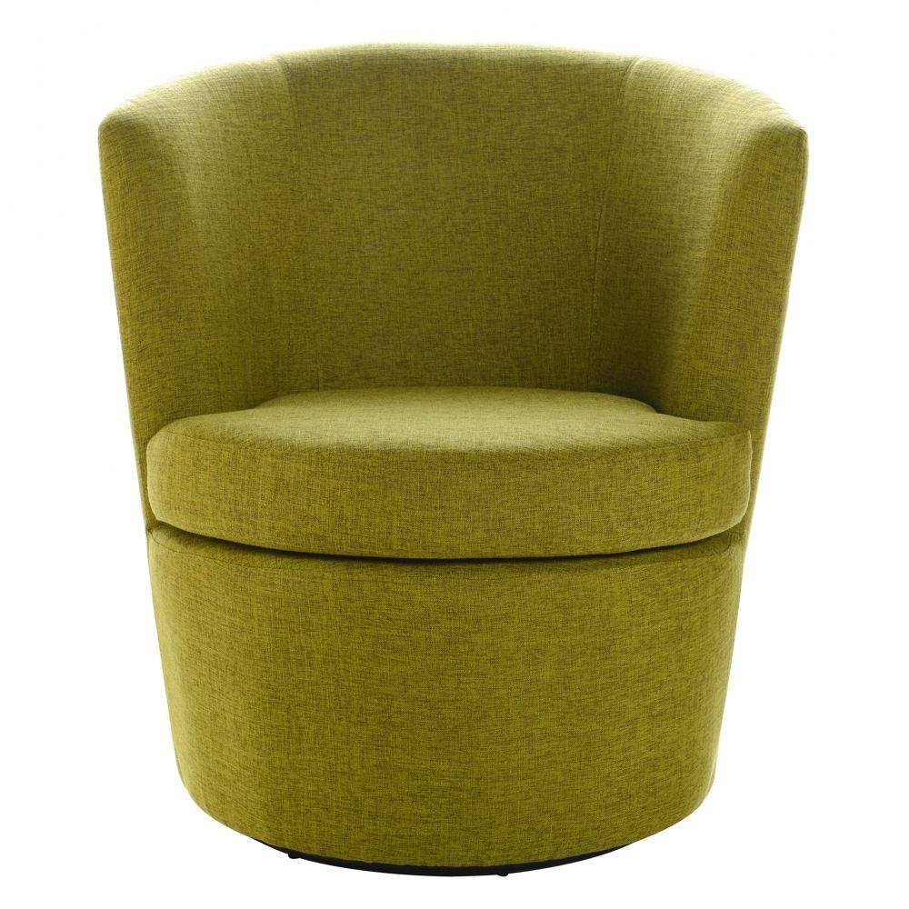 Barrel Swivel Accent Chair 33.5 Inch Tall and 28 Inch Wide by Stylecraft - DFF20084