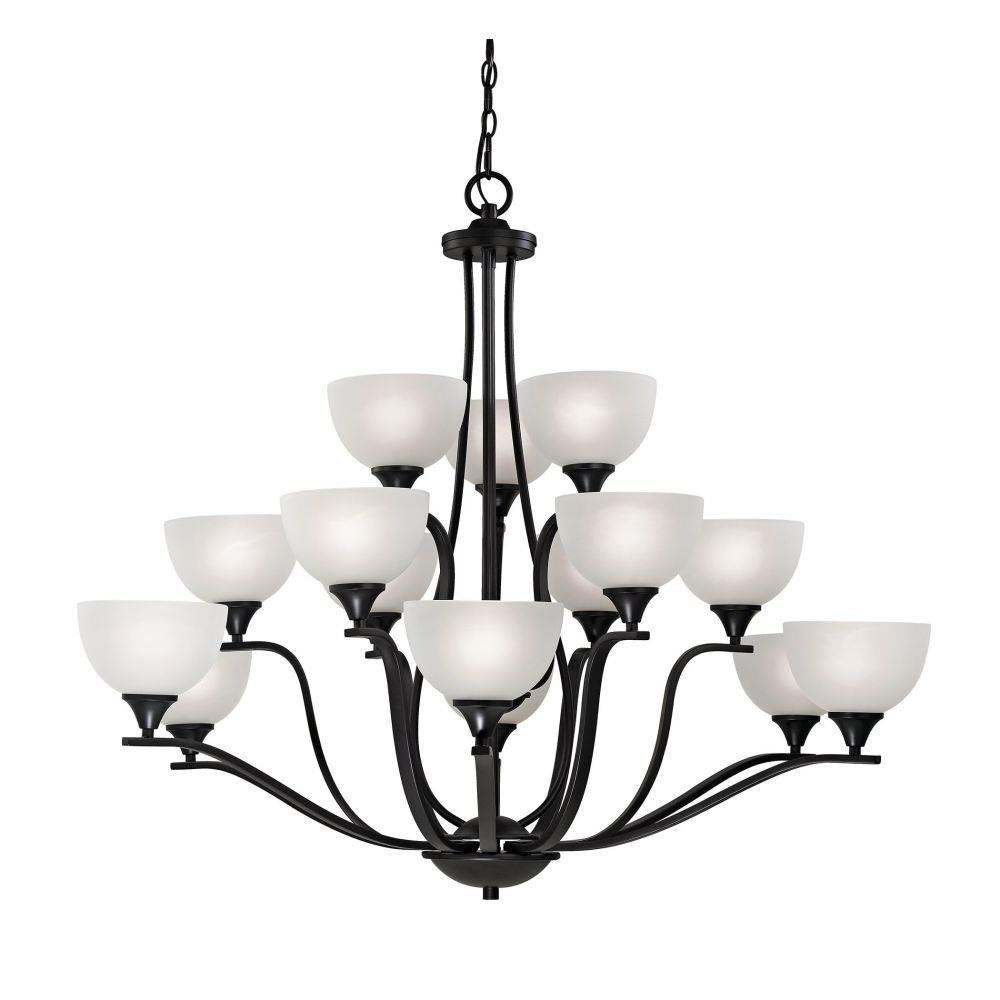 Bristol Lane 15 Light Chandelier 37 Inch Tall and 45 Inch Wide by Atlas - CL11098