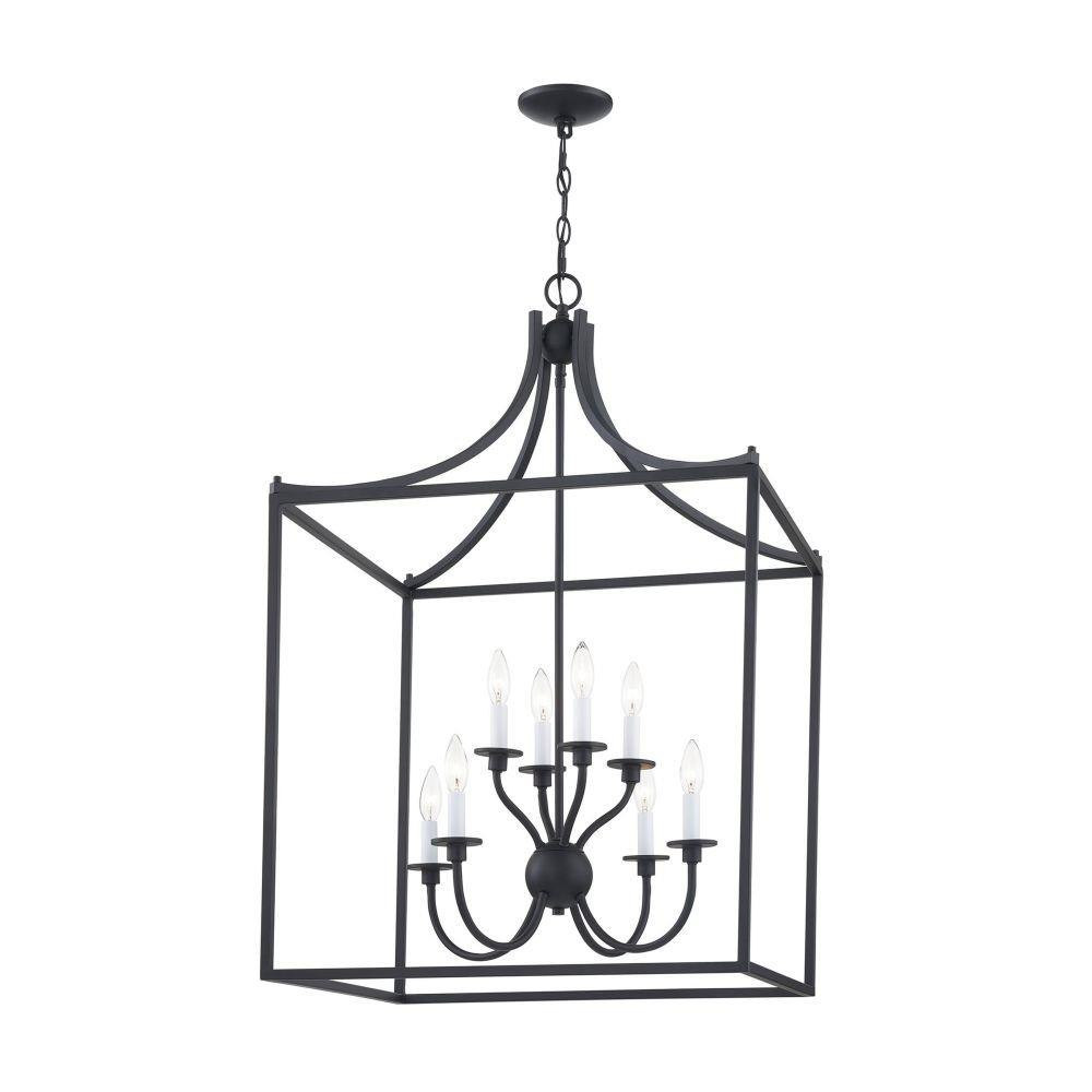 Prescott 8 Light Chandelier 37 Inch Tall and 24 Inch Wide by Atlas - CL11300