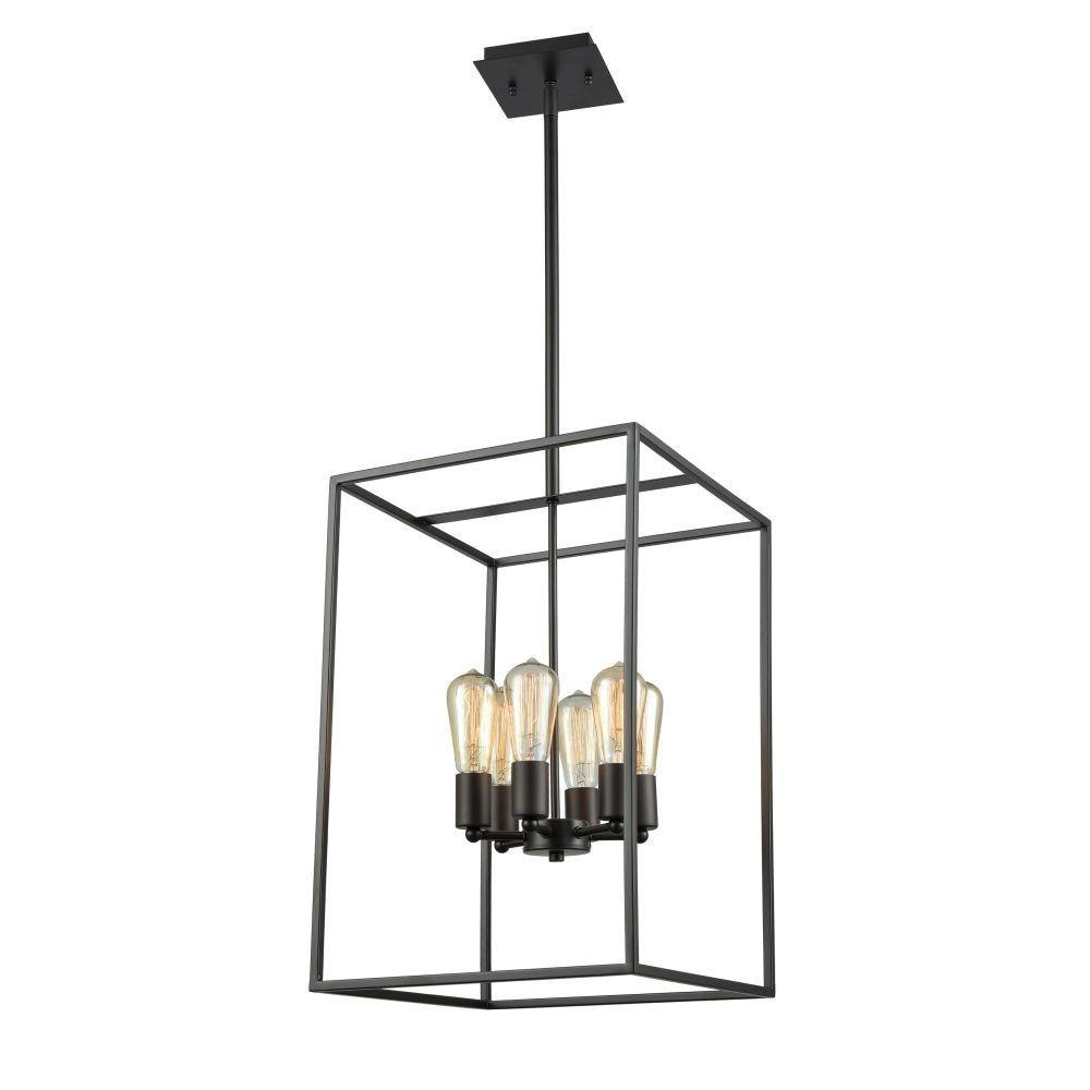 Williamsport 6 Light Chandelier 21 Inch Tall and 14 Inch Wide by Atlas - CL11397